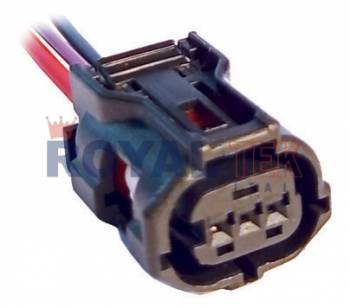 FICHA DE CONEXION ROYALTEK FICHA DE CONEXION ROYALTEK 3 (TRES) VIAS SENSOR ARBOL DE LEVAS (FASE) TOYOTA COROLLA - VENTA EN PAQUETES DE 5 UNIDADES ---